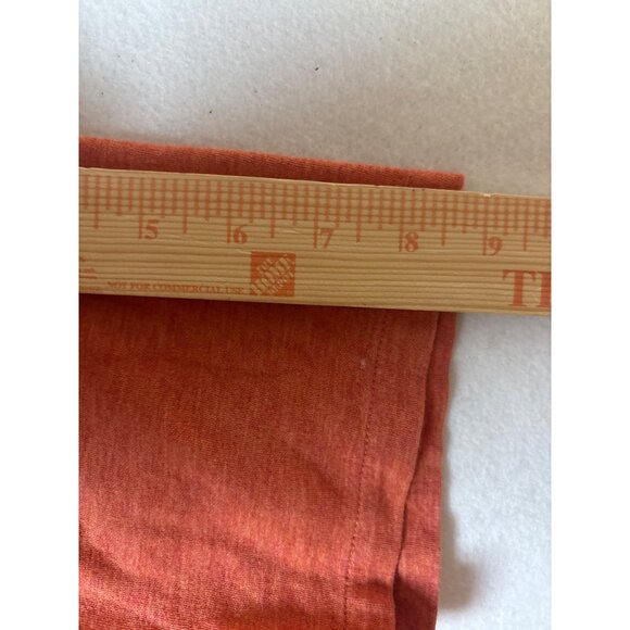 Orvis Mens Large Polo Shirt Rust Heather Cotton Blend Casual - Picture 6 of 10